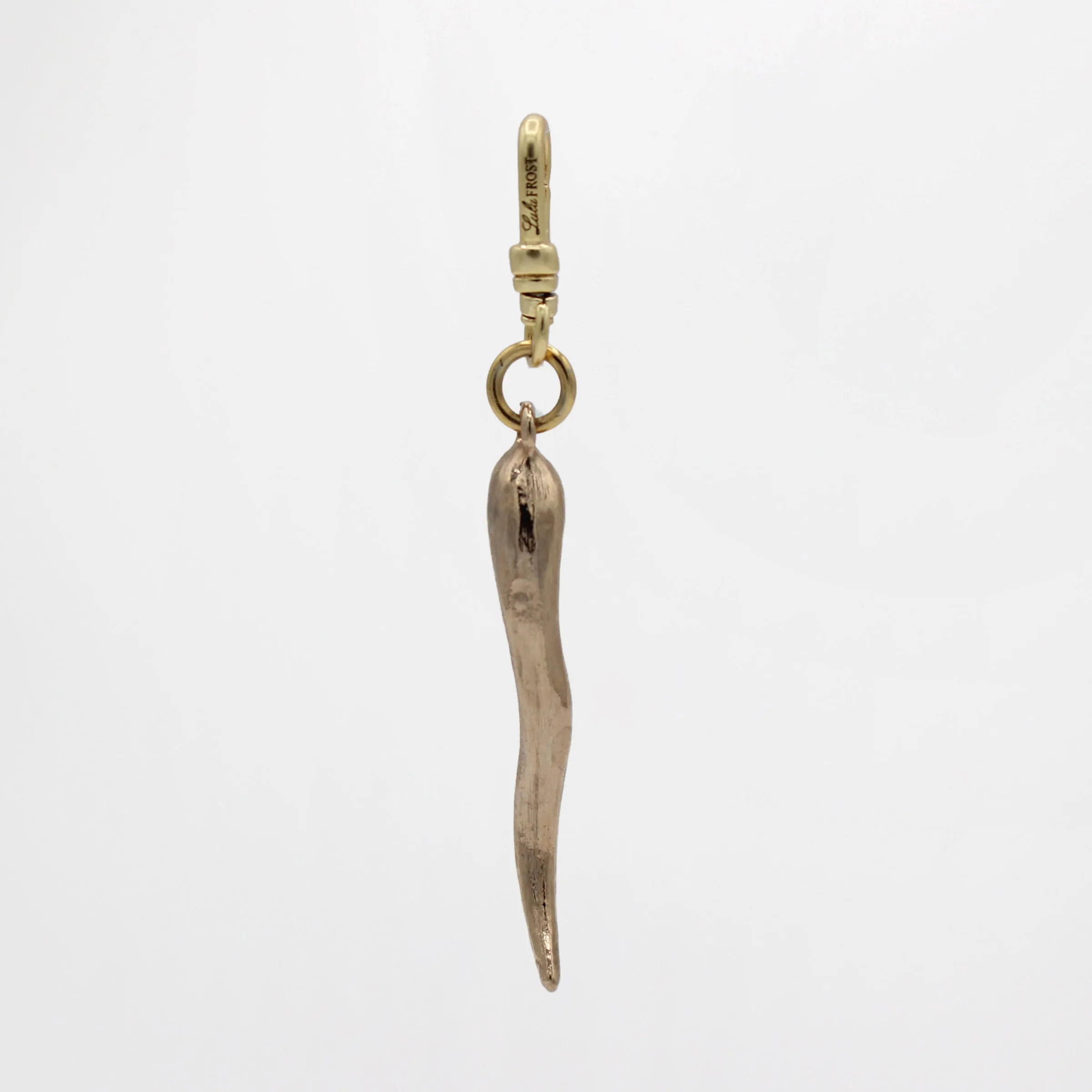 Gold Vermeil Lucky Cornicello Rustica Vintage Charm sold by Lulu Frost product image thumbnail 3