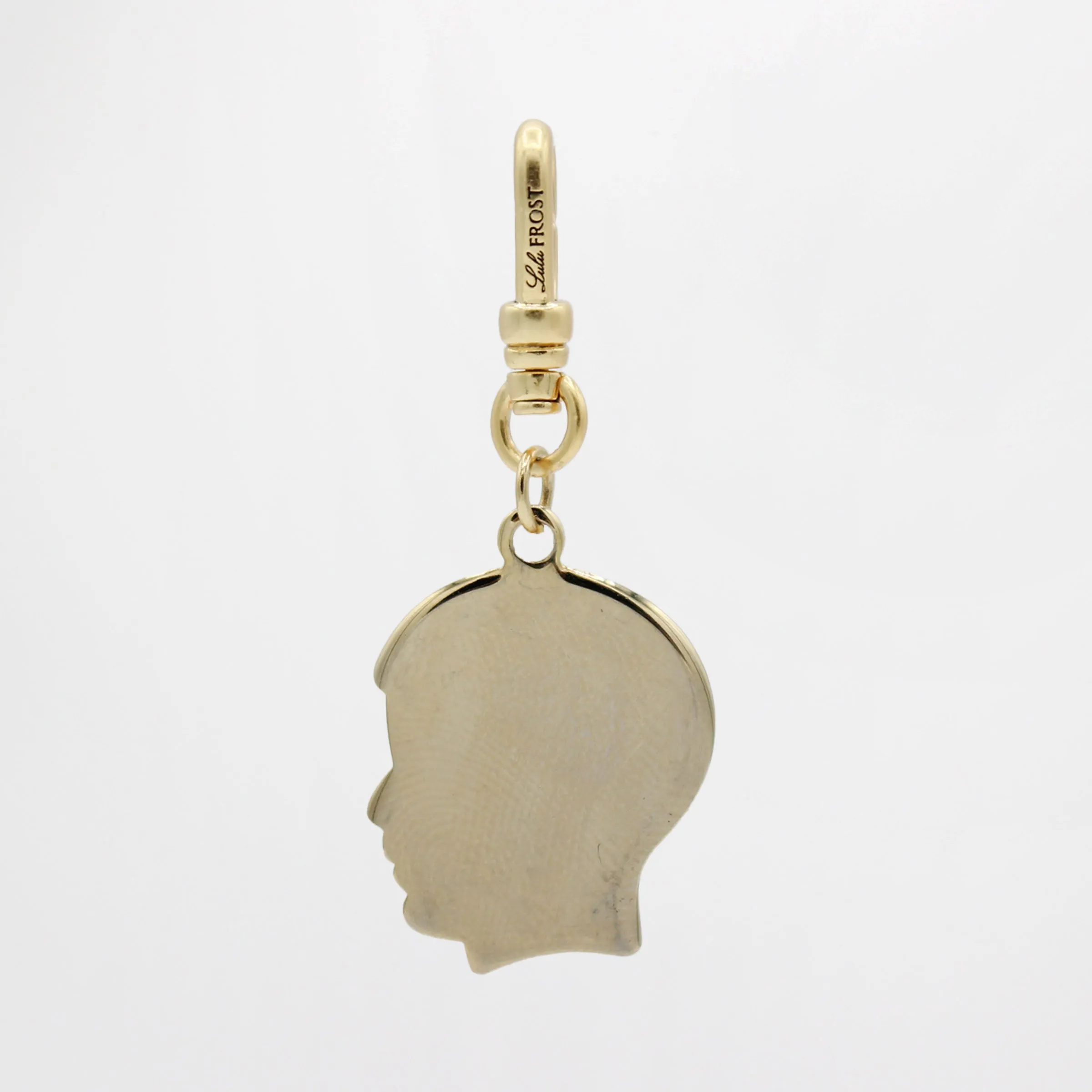 Vintage Gold Fill Boy Silhouette Beau Charm sold by Lulu Frost product image thumbnail 2