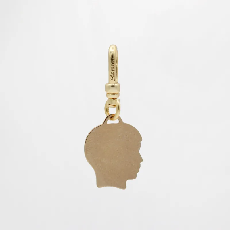 Vintage 12 Karat Goldfill Boy Silhouette Jesse Charm sold by Lulu Frost
