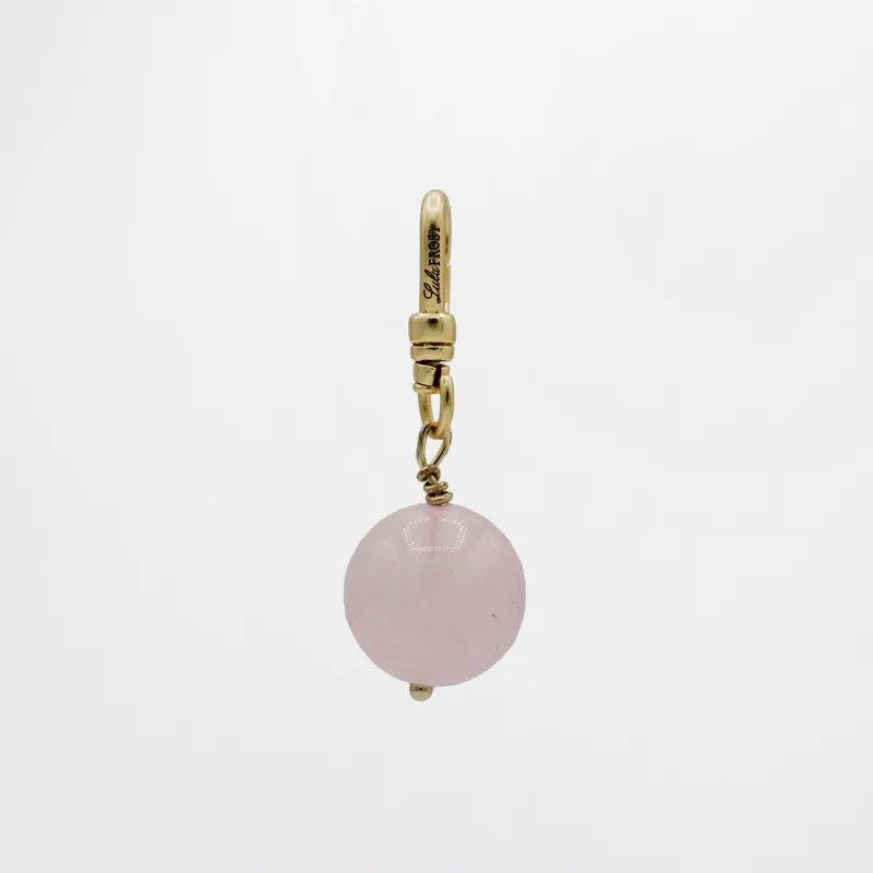 Vintage Rose Quartz Orb Self-Love Rebecca Charm sold by Lulu Frost