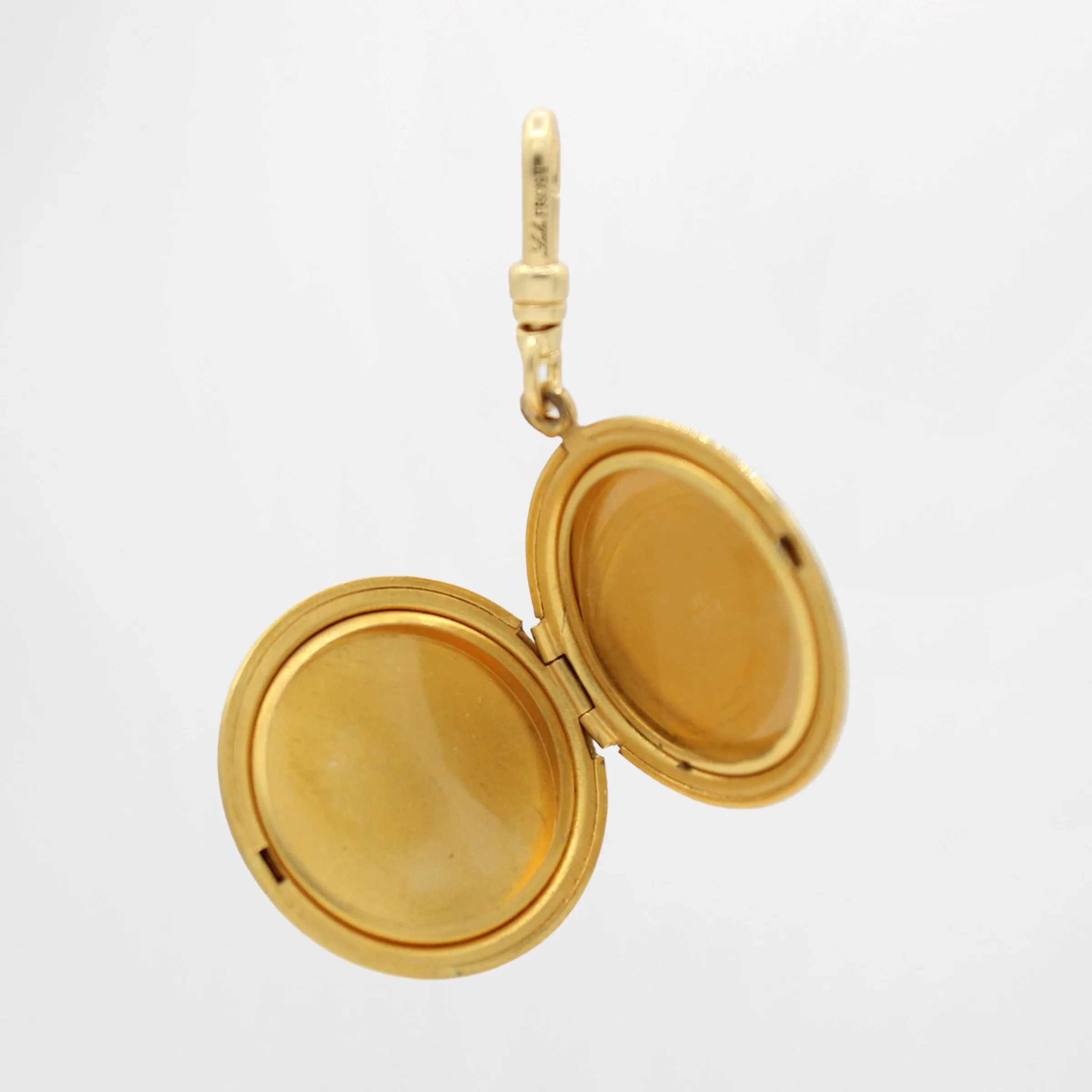 Vintage 1950's Blooming Rose Pyramid Locket Louisa Charm sold by Lulu Frost product image thumbnail 4