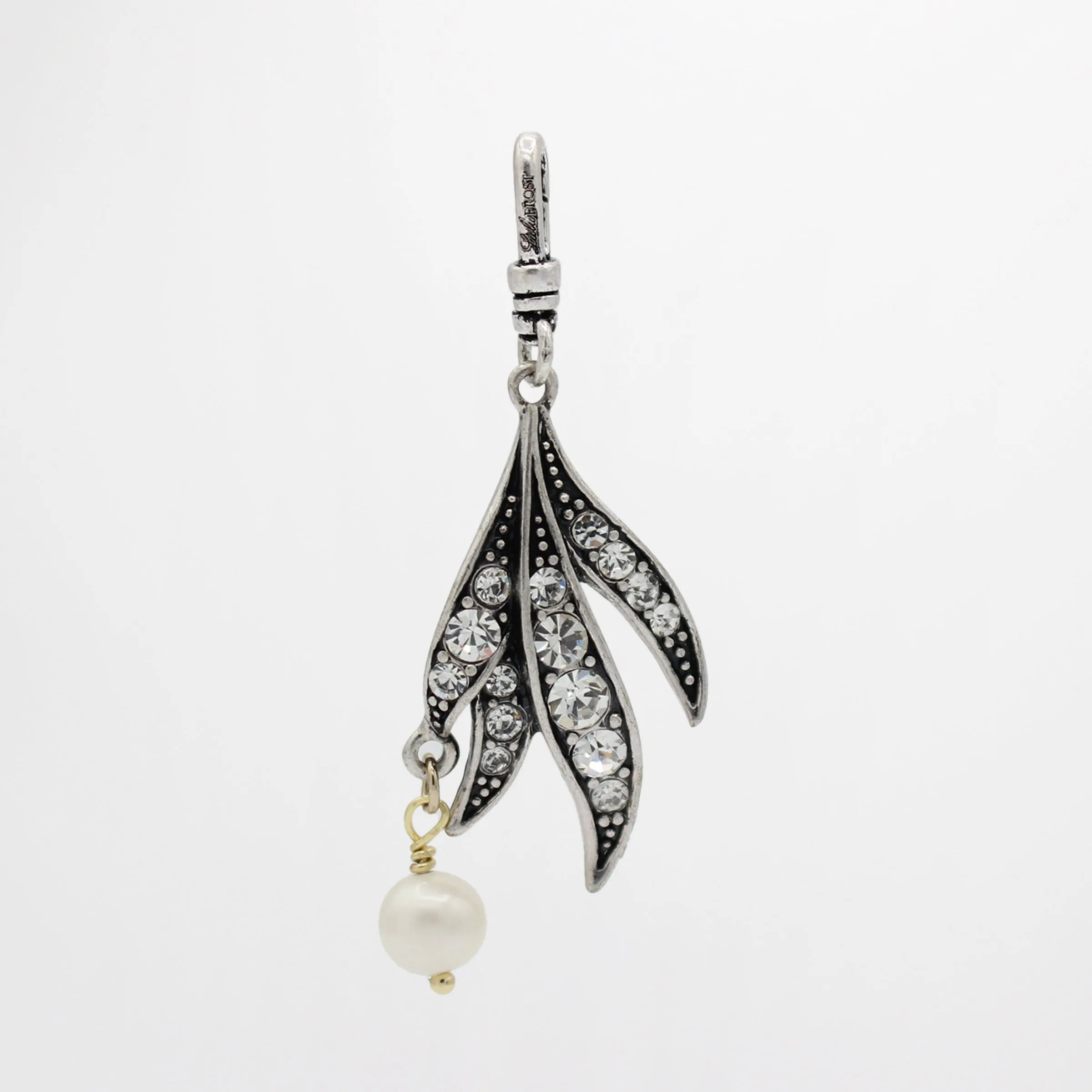 Archival Lulu Element Glass Crystal Pearl Frond Charm sold by Lulu Frost