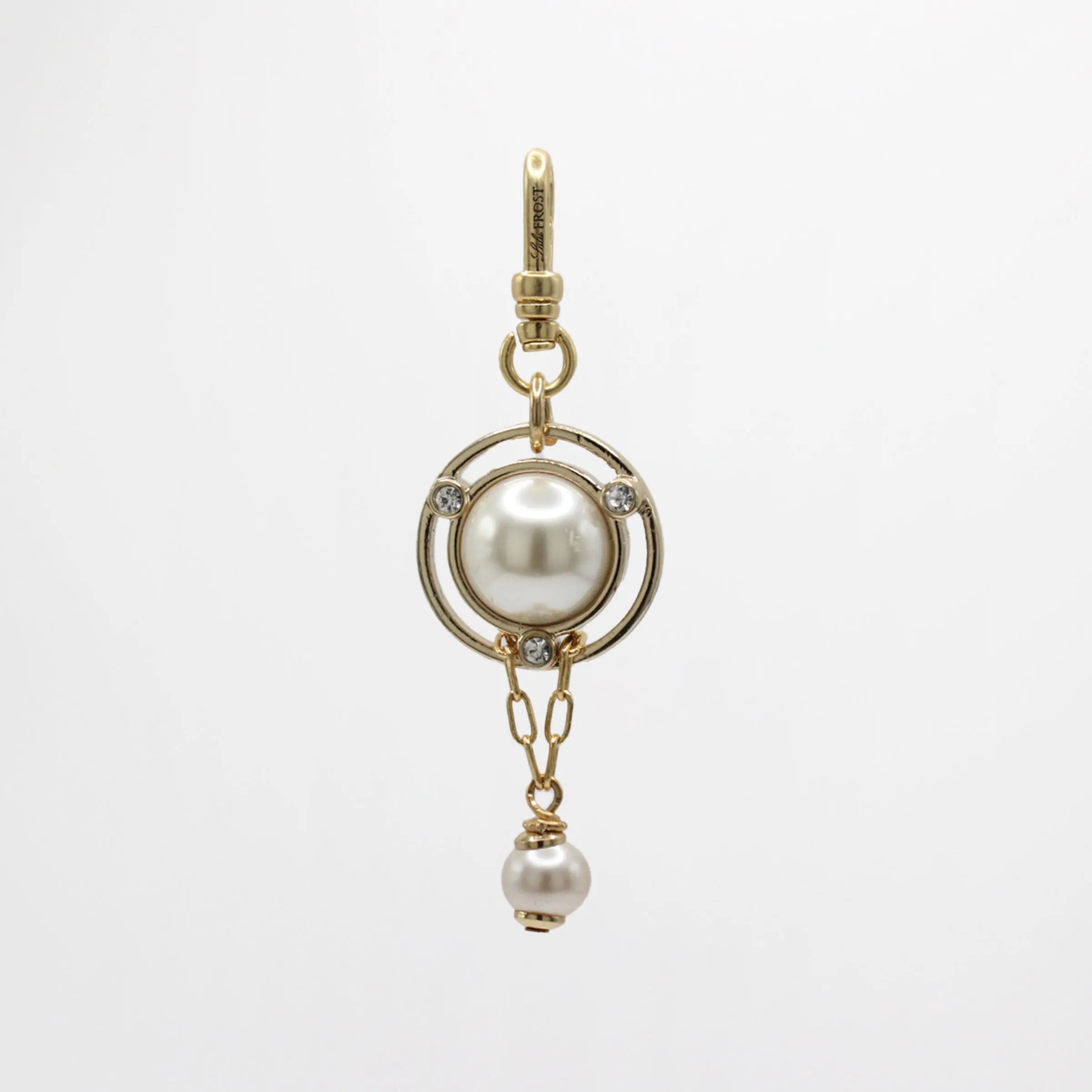 Archival Glass Pearl Crystal Dots Orb Pearly Drop Charm sold by Lulu Frost