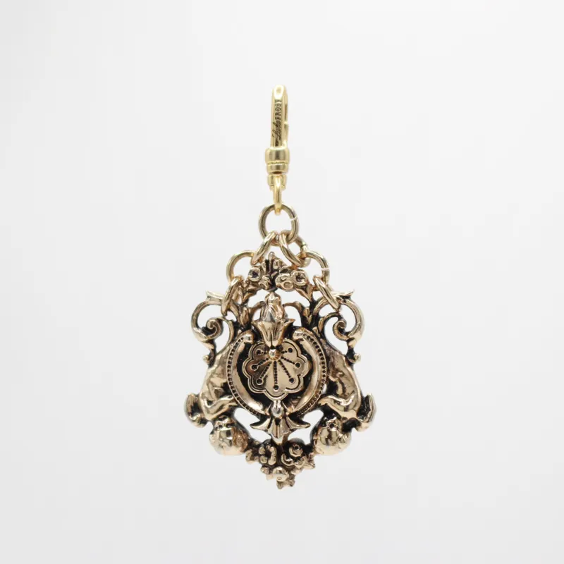 Romantic Scrolled 1950's Victorian Revival Charm sold by Lulu Frost