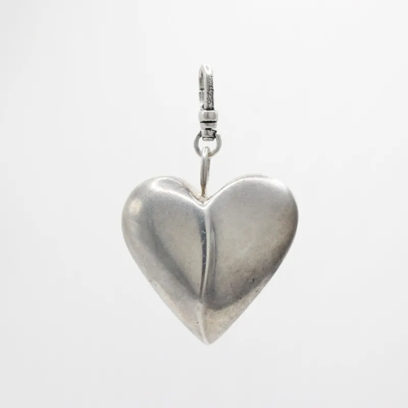 Chunky Candy Sterling Silver Heart Charm sold by Lulu Frost