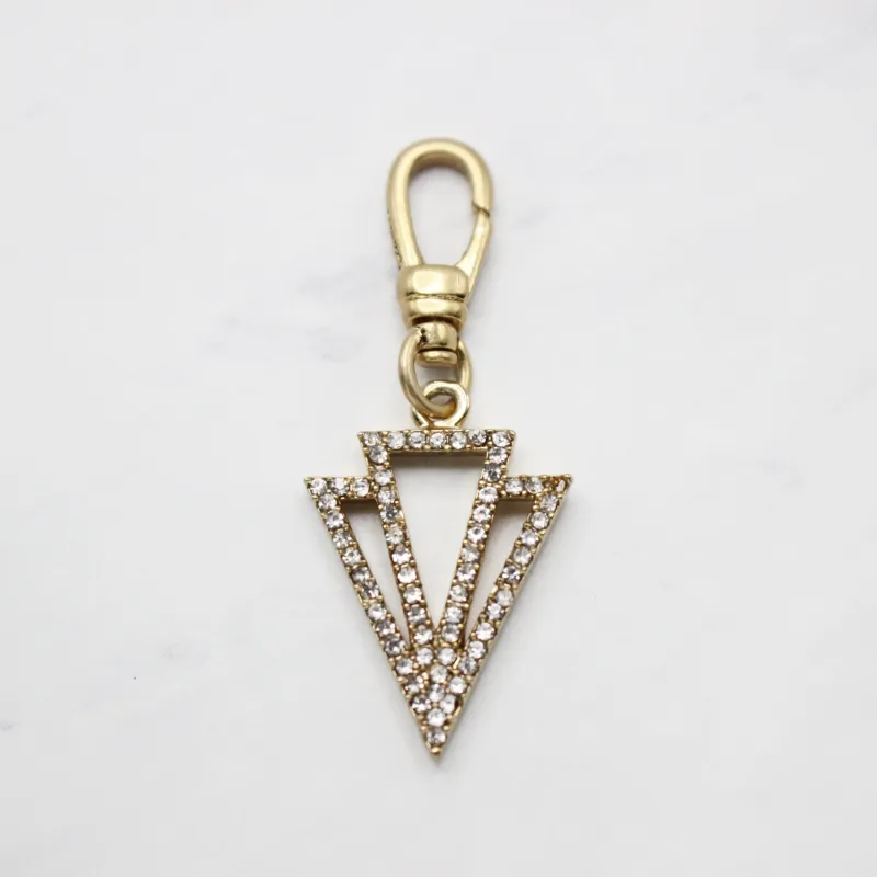 Vintage Lulu Element Double Crystal Arrow Charm sold by Lulu Frost