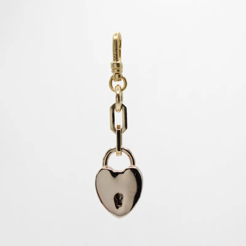 Archival Lulu Classic Victorian Inspired Padlock Heart Charm sold by Lulu Frost