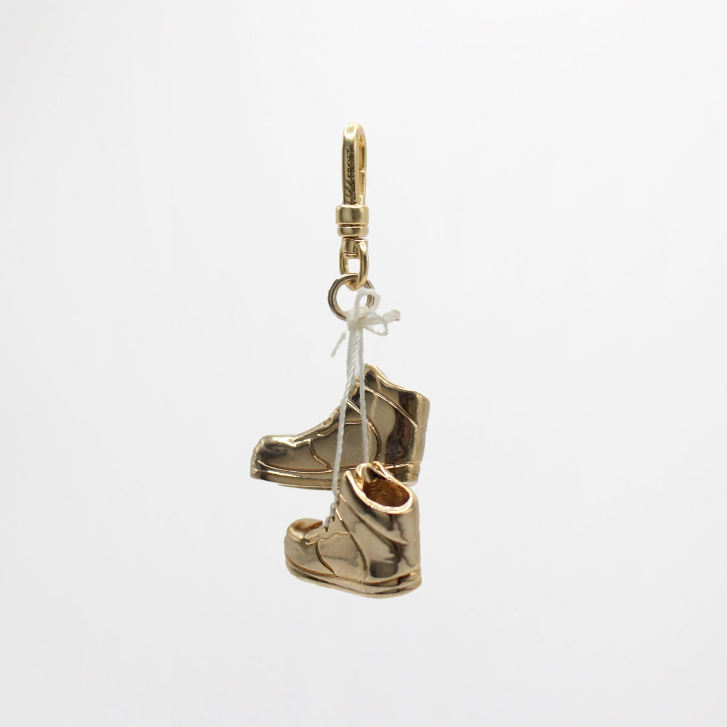Archival Lulu 80's Inspired Gold Plated Brass High-Top Sneakers Charm sold by Lulu Frost