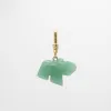 Vintage Handcarved Mint Green Aventurine Elephant Charm sold by Lulu Frost