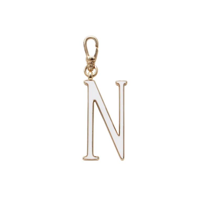 Plaza Letter N Enamel Charm - Small sold by Lulu Frost