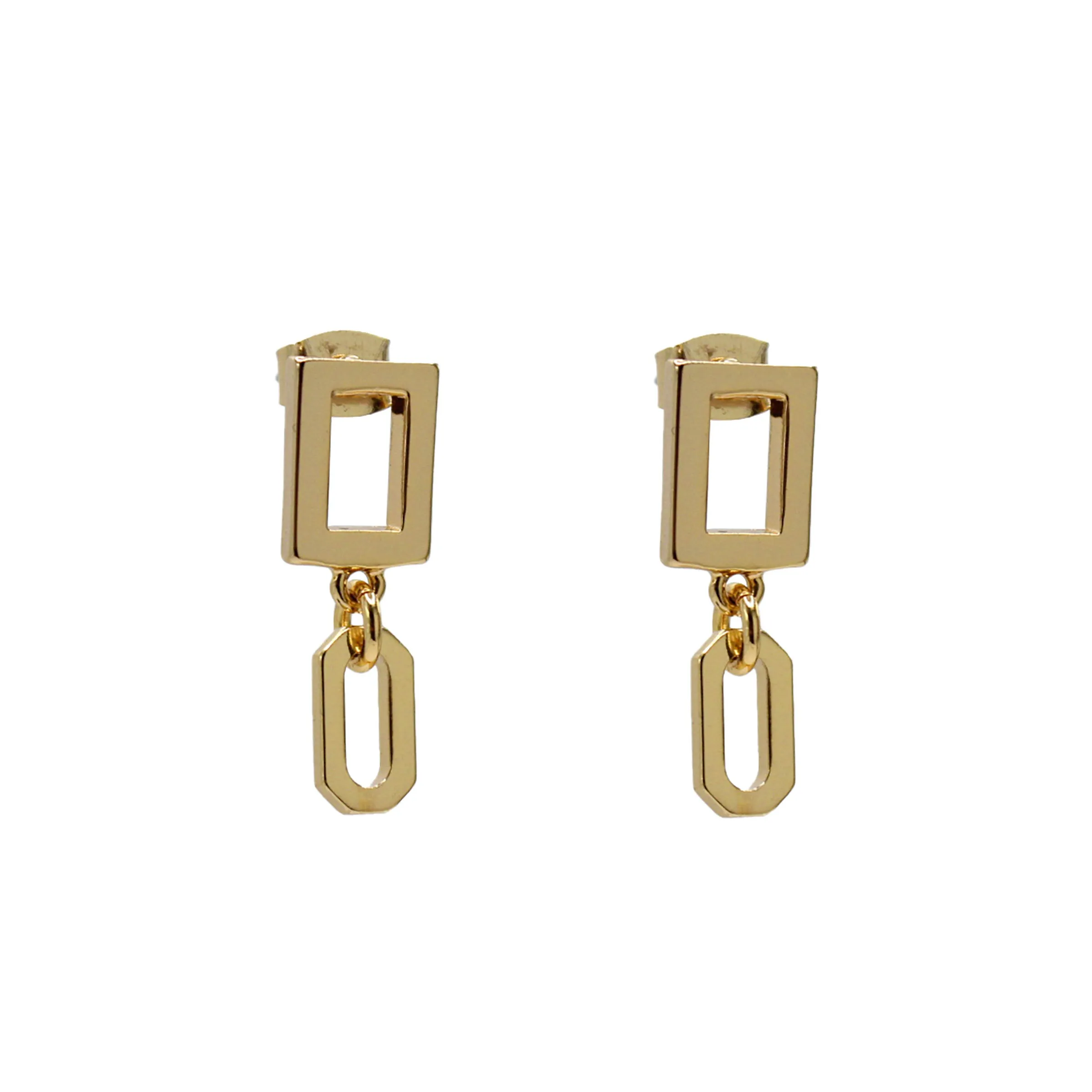 Plaza Edge Link Earring Base - Add Your Charms! sold by Lulu Frost