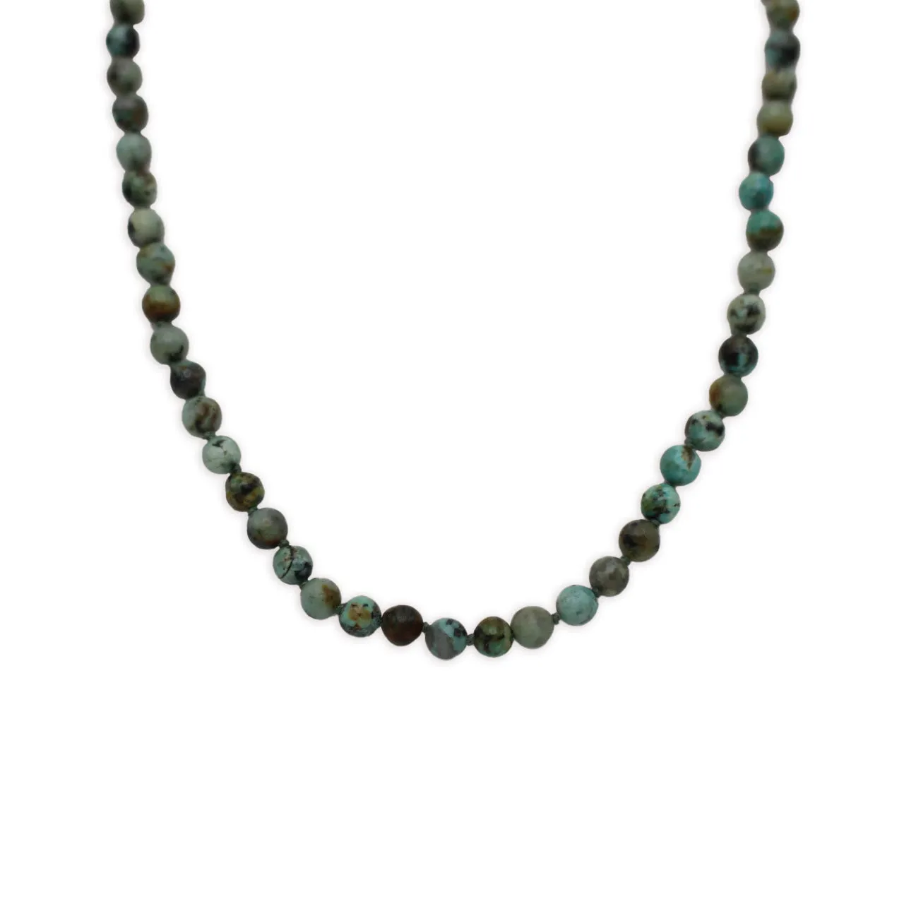 Plaza Limited Edition Silk Beaded Turquoise Necklace Base sold by Lulu Frost product image thumbnail 2