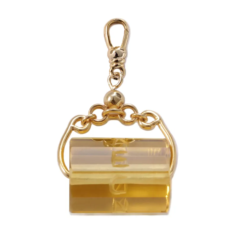 Frost Fine Citrine Abundance Spinner Charm sold by Lulu Frost