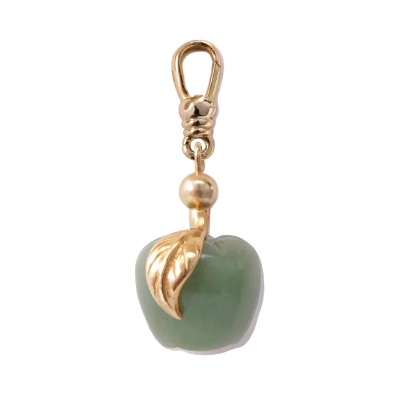 Frost Fine Green Jade Apple Charm sold by Lulu Frost