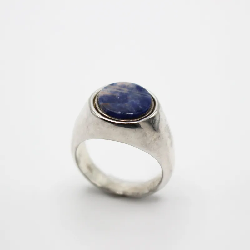 Elizabeth + George Frost Spinning Sodalite Diamond Hidden Ring sold by Lulu Frost