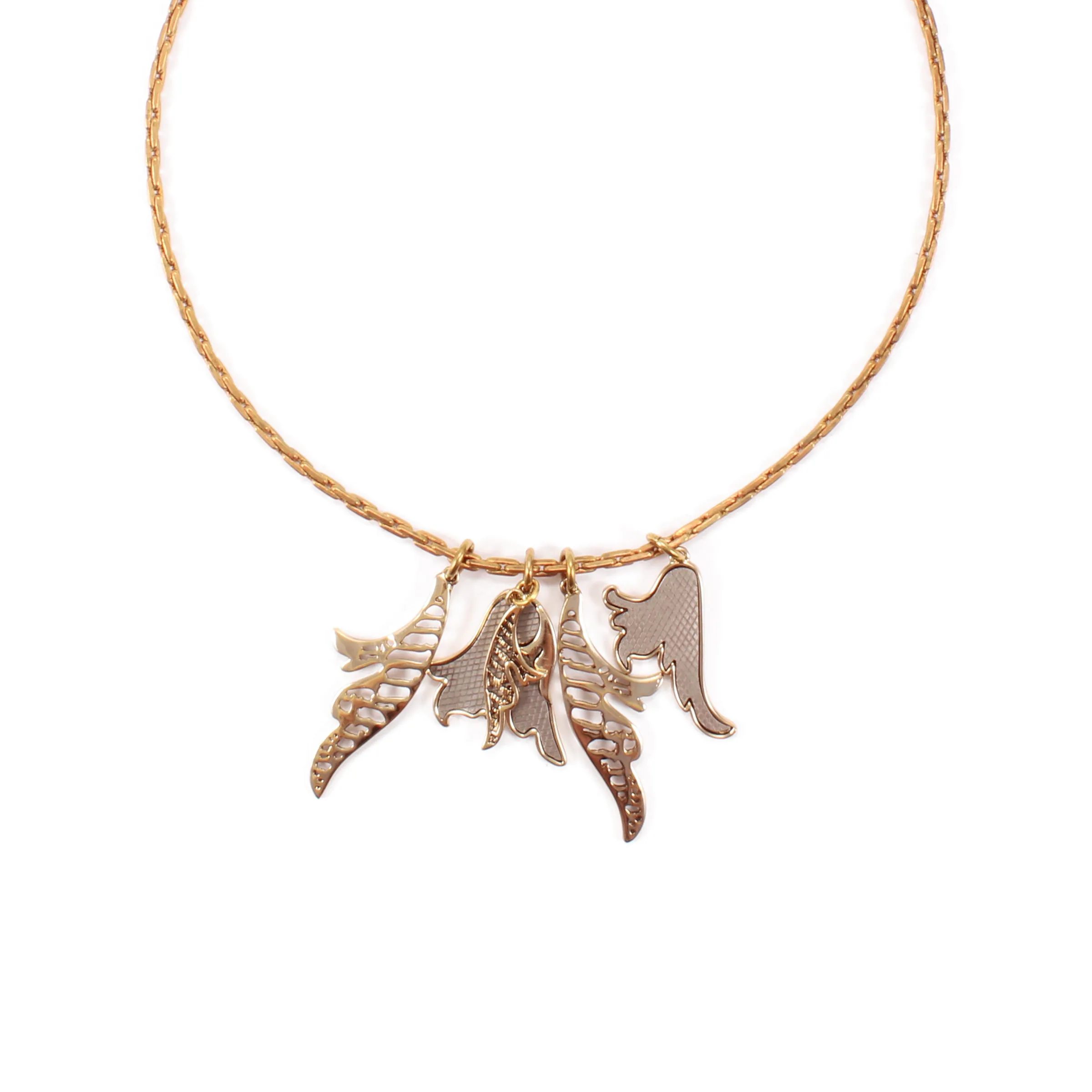 Fall Leaves Charm Necklace sold by Lulu Frost product image thumbnail 2