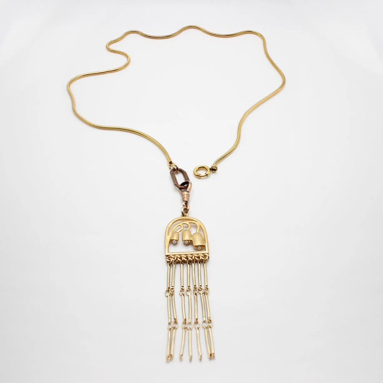 ELIZABETH Lily of the Valley Removable Pendant Necklace sold by Lulu Frost product image thumbnail 2