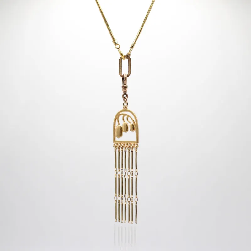 ELIZABETH Lily of the Valley Removable Pendant Necklace sold by Lulu Frost