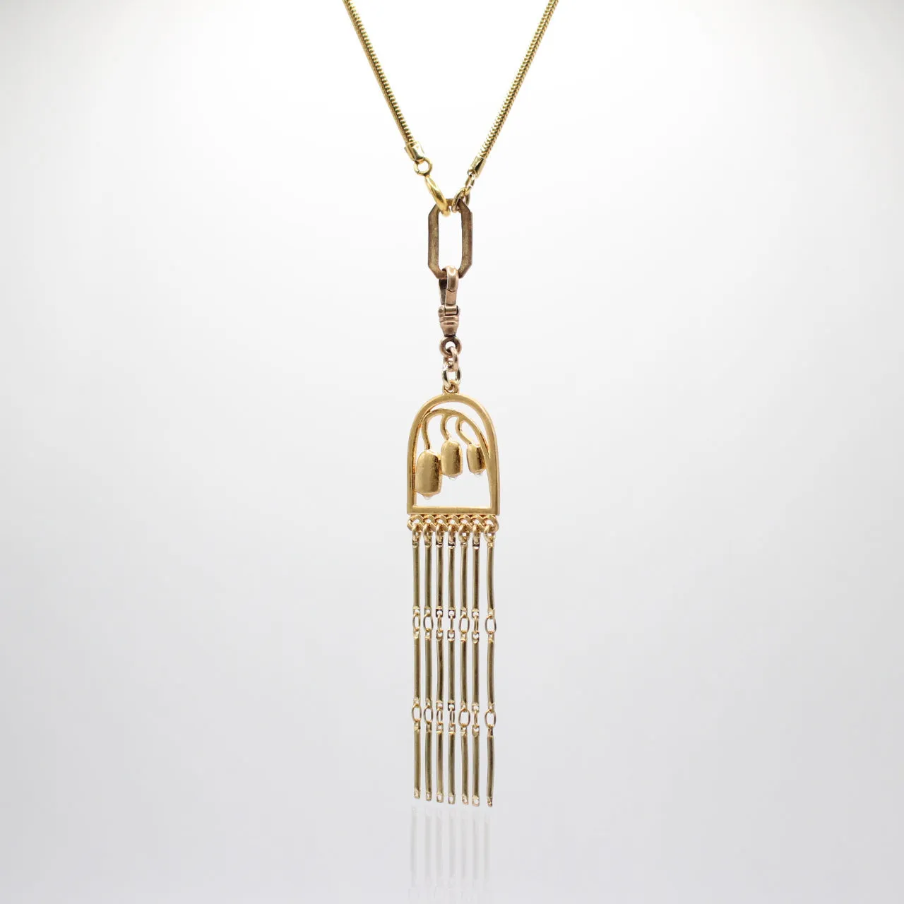 ELIZABETH Lily of the Valley Removable Pendant Necklace sold by Lulu Frost