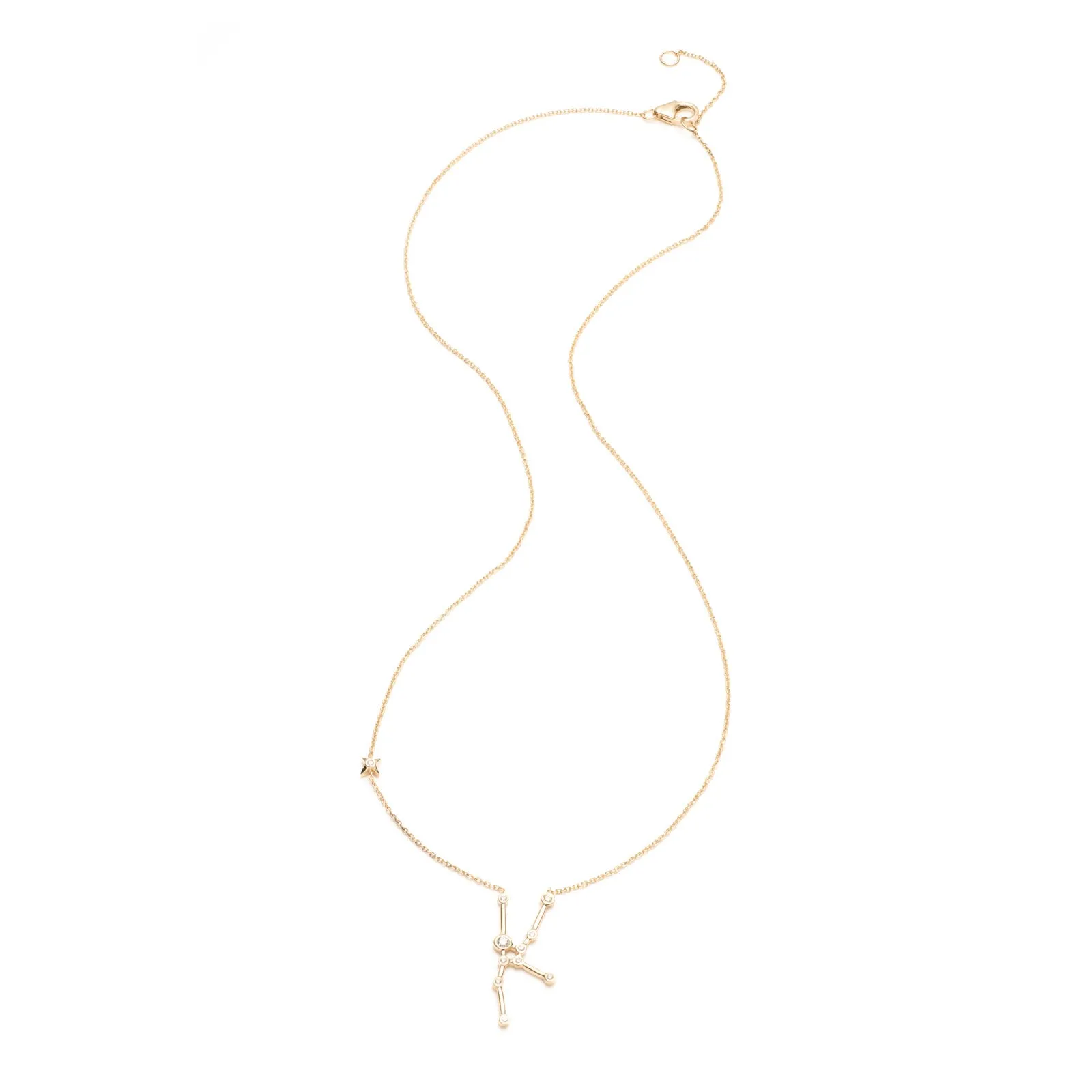 Zodiacs 14K & Diamond Taurus + Earth Necklace sold by Lulu Frost product image thumbnail 3