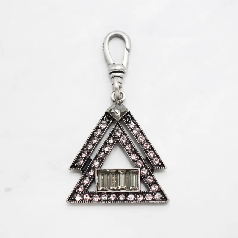Vintage Lulu Arrow Baguette Crystal Charm made by Lulu Frost