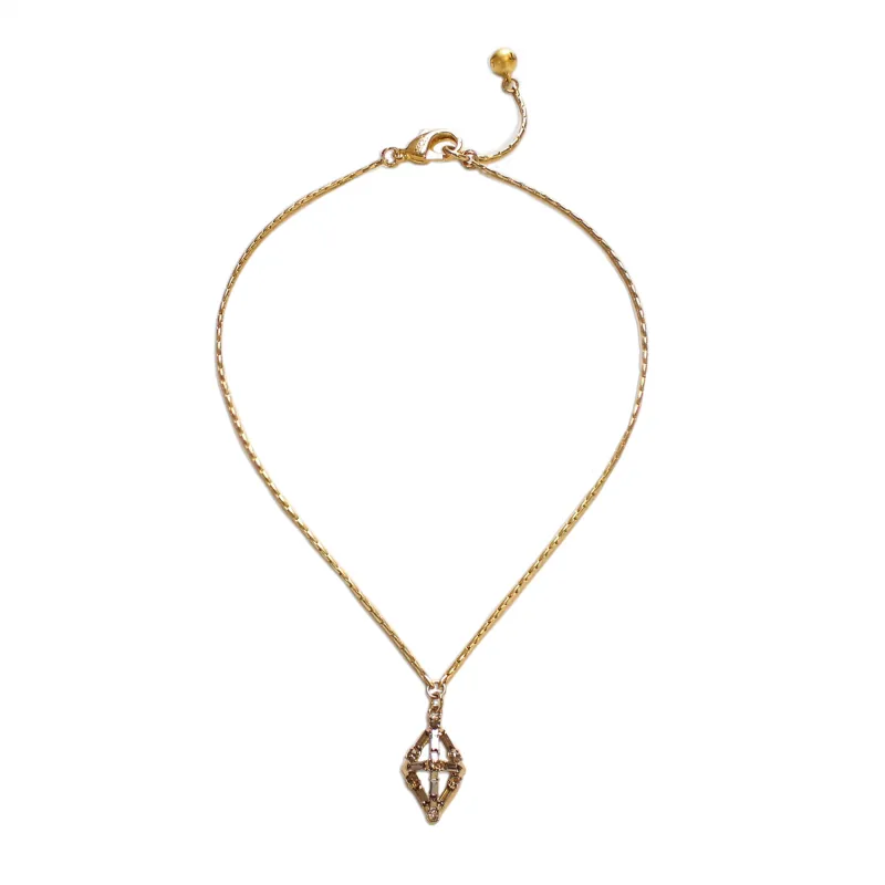 Proxima Pendant Necklace - Smoke sold by Lulu Frost