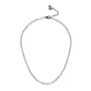 Plaza Medium Oval Link Necklace Base - Silver sold by Lulu Frost