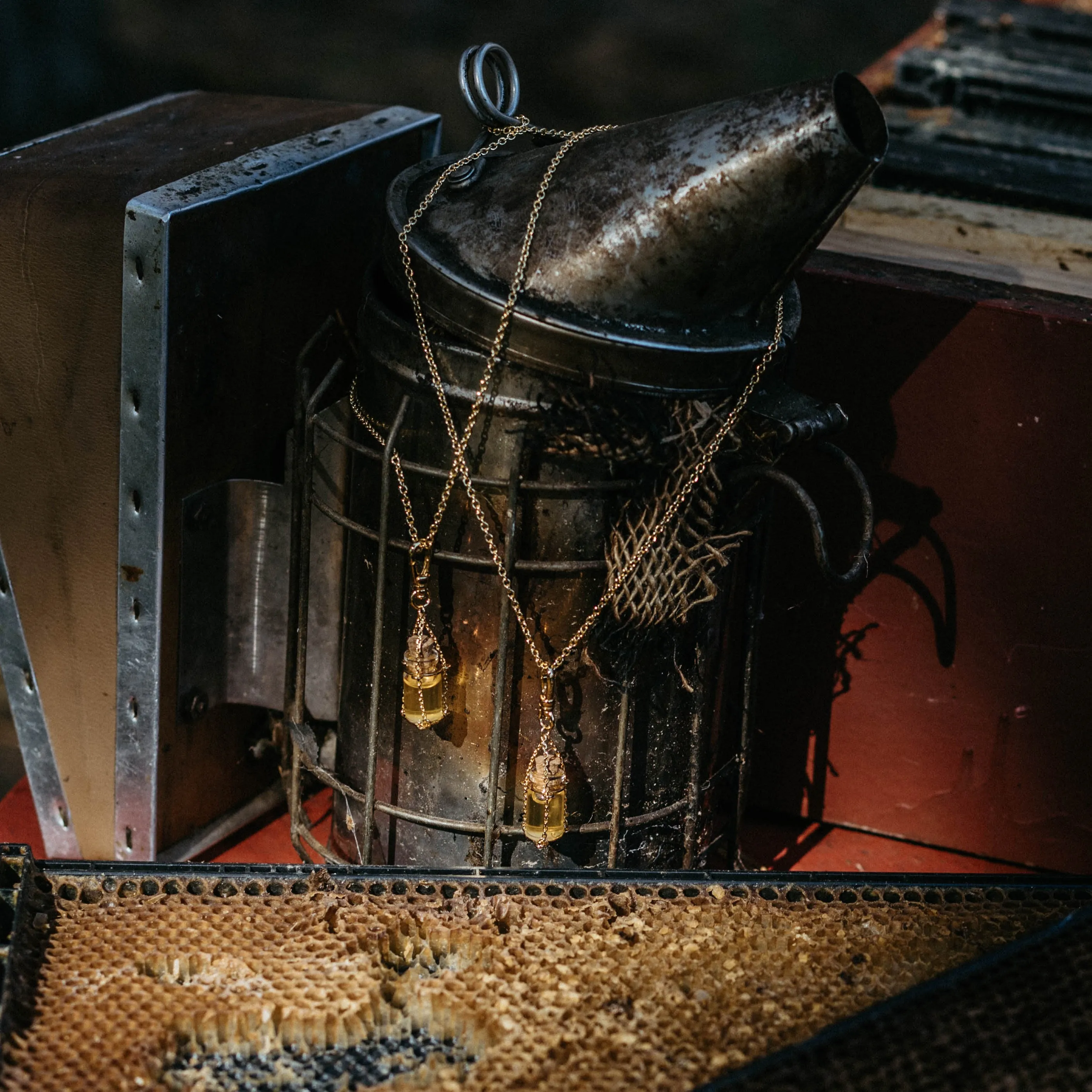 Mama Farm + Lulu Frost Honey Charm Necklace sold by Lulu Frost product image thumbnail 2