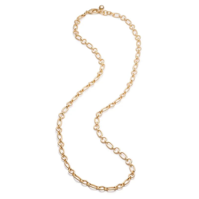 Plaza Oval & Round Chain Necklace Base sold by Lulu Frost