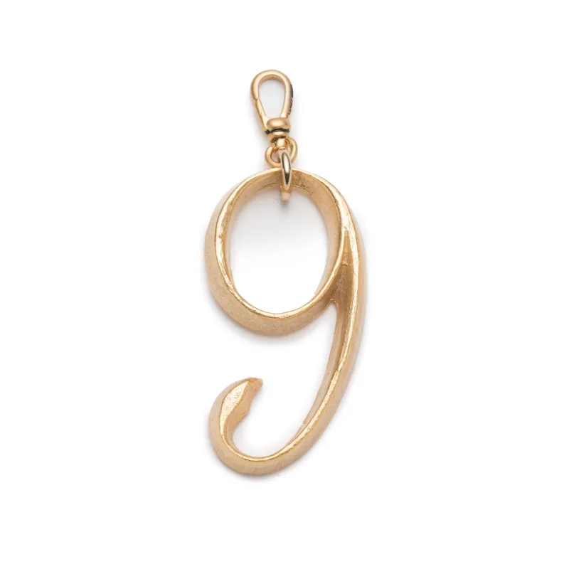 Plaza Number Charm #9 Large sold by Lulu Frost