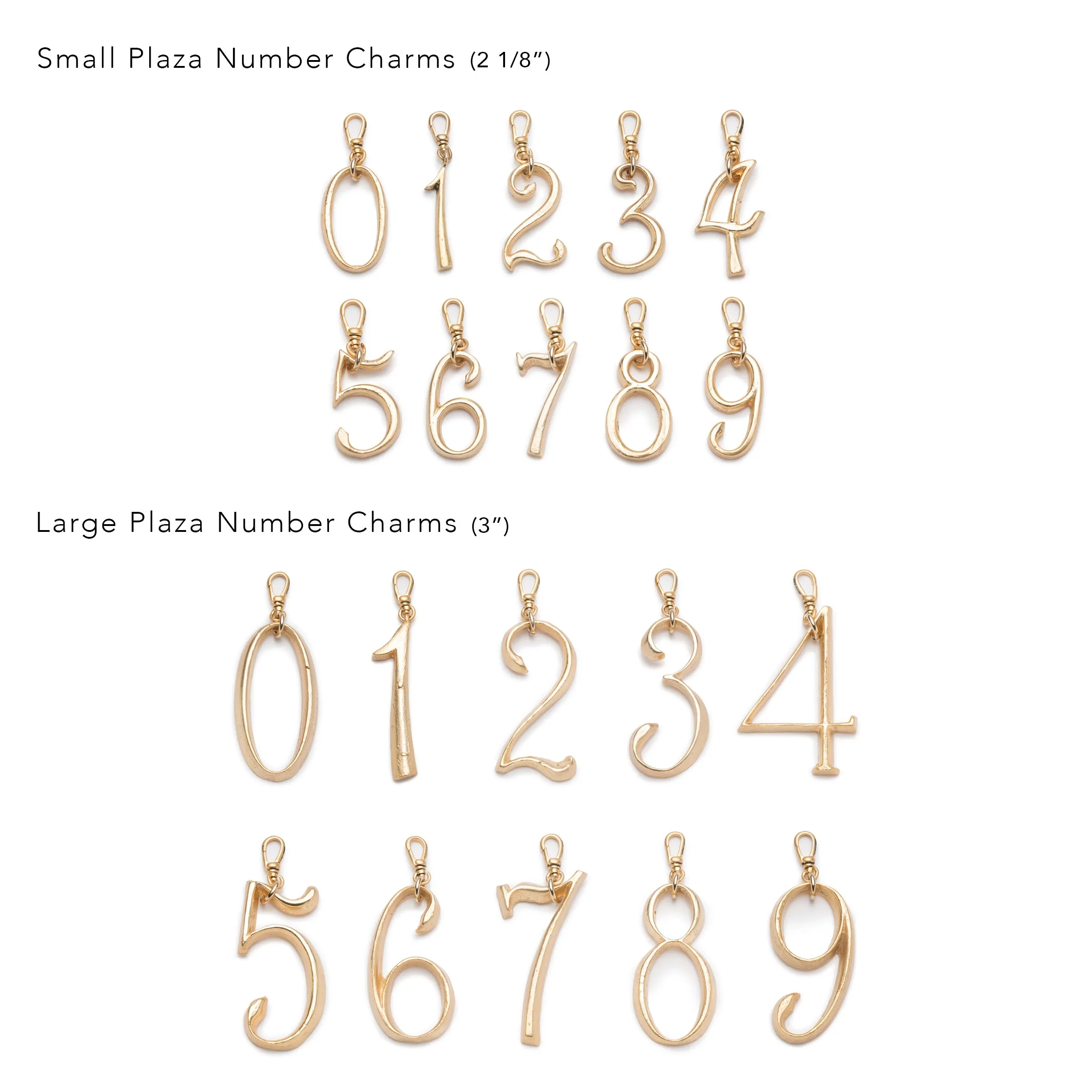 Plaza Number Charm #0 Small sold by Lulu Frost product image thumbnail 3