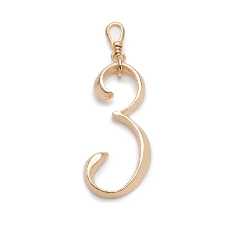 Plaza Number Charm #3 Large sold by Lulu Frost