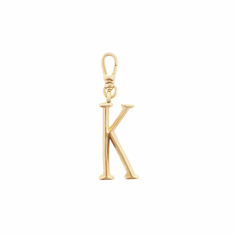 Plaza Letter K Charm - Small sold by Lulu Frost