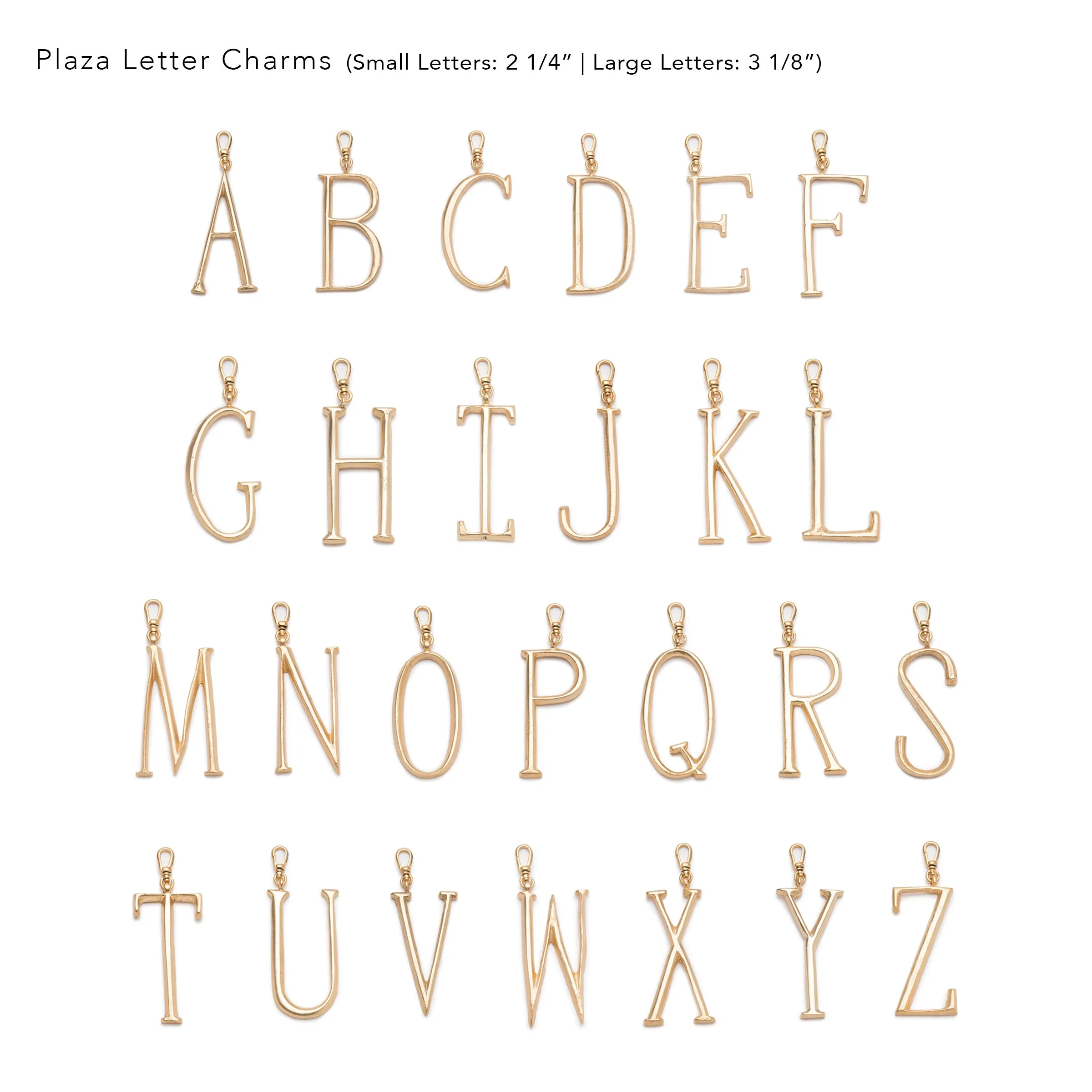 Plaza Letter C Charm sold by Lulu Frost product image thumbnail 3