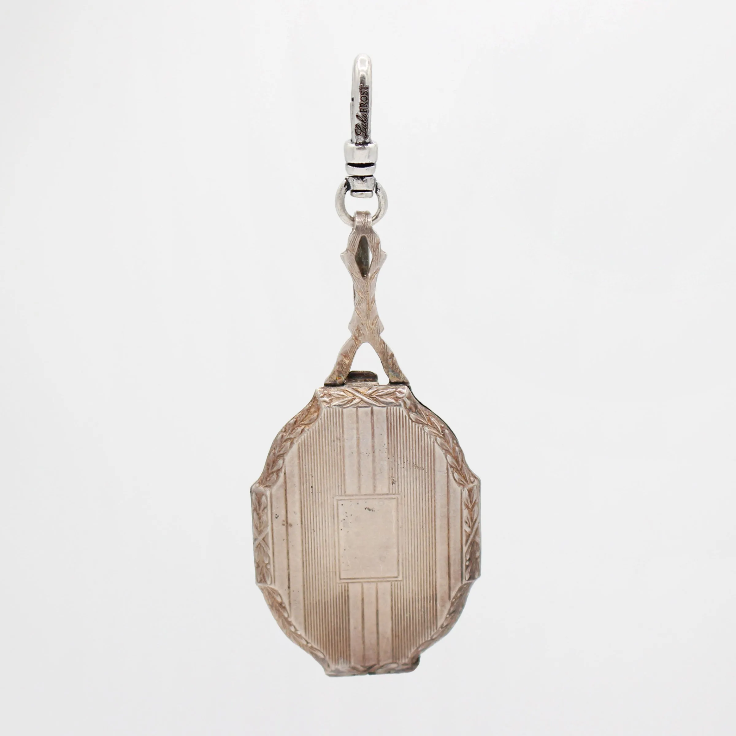 Antique Victorian Sterling Octagonal Locket sold by Lulu Frost