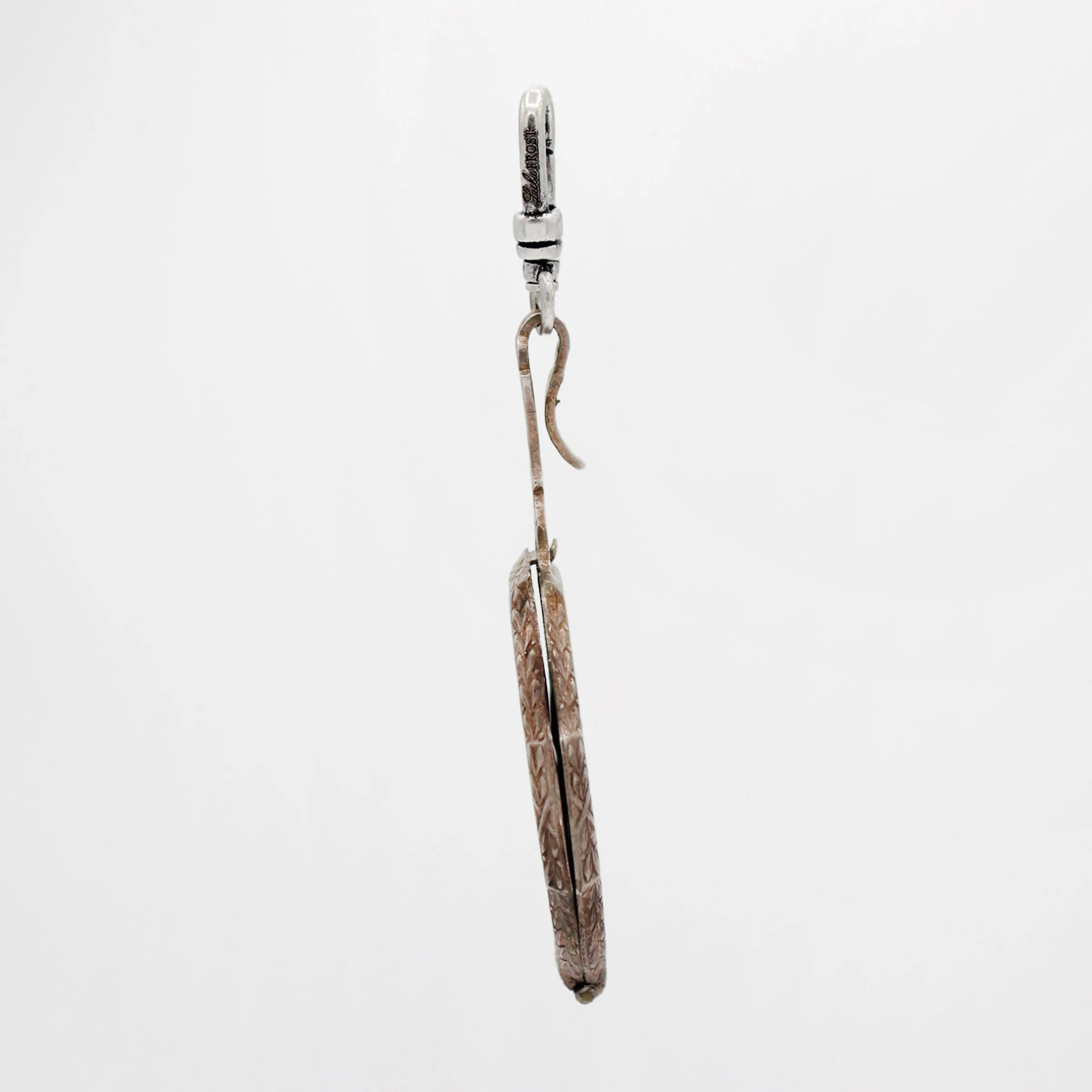 Antique Victorian Sterling Octagonal Locket sold by Lulu Frost product image thumbnail 3