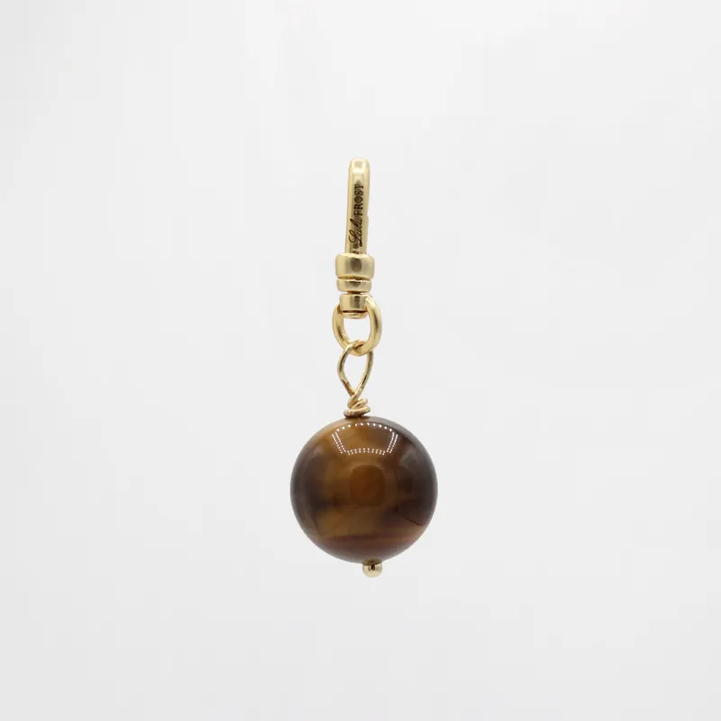 Vintage Tigers Eye Orb Globe Janessa Charm sold by Lulu Frost