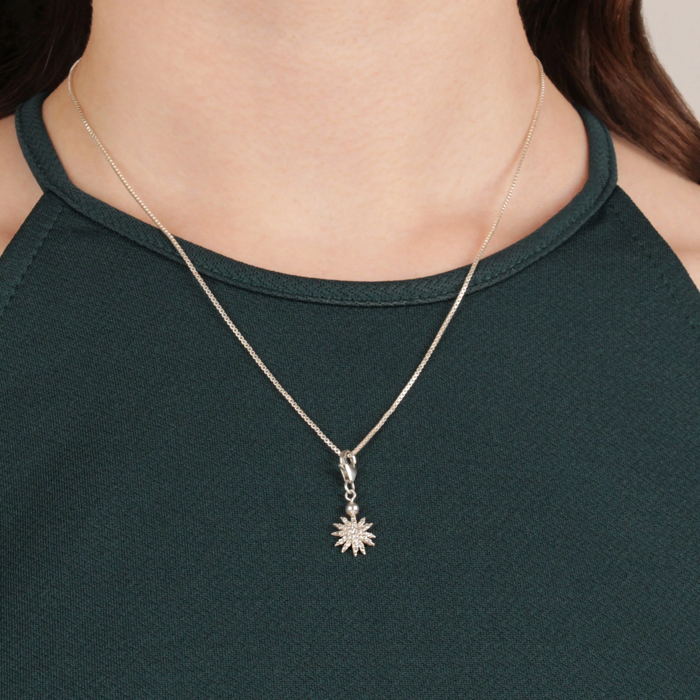 Frost Fine White Sapphire Stella Star Charm sold by Lulu Frost product image thumbnail 4