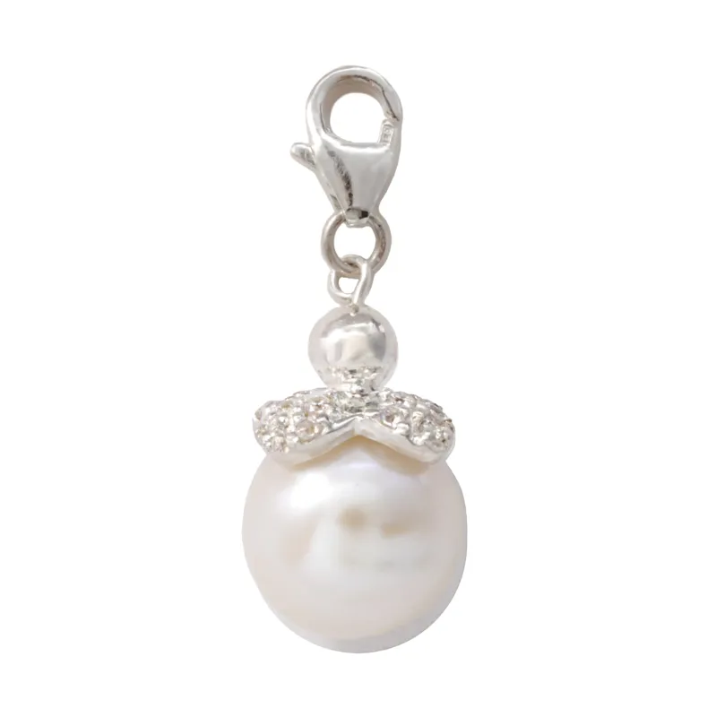 Frost Fine Pearl Dew Drop Charm sold by Lulu Frost