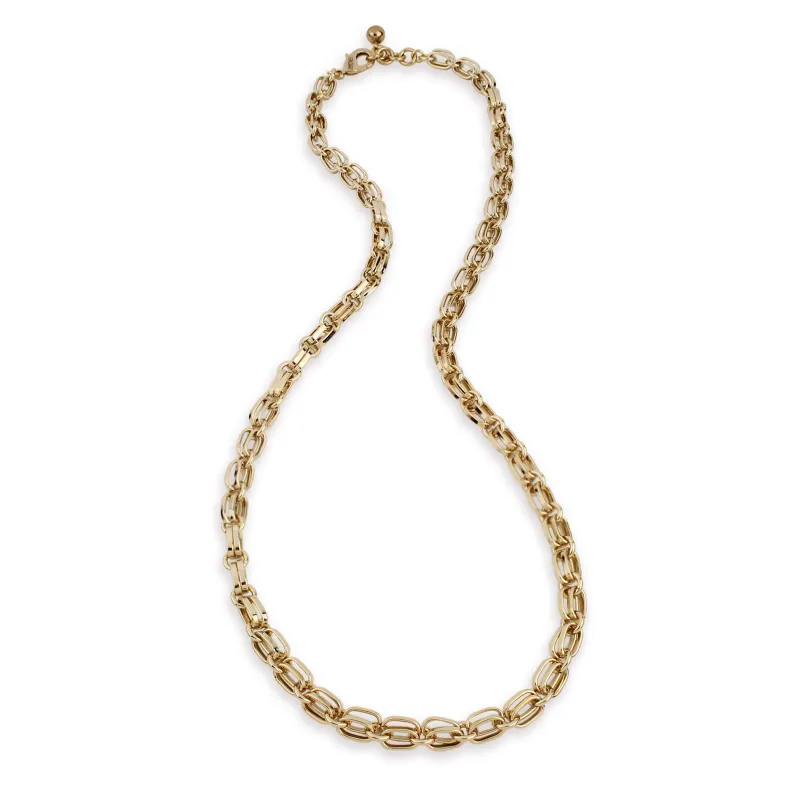 Plaza Double Oval Chain Necklace Base - High Shine sold by Lulu Frost