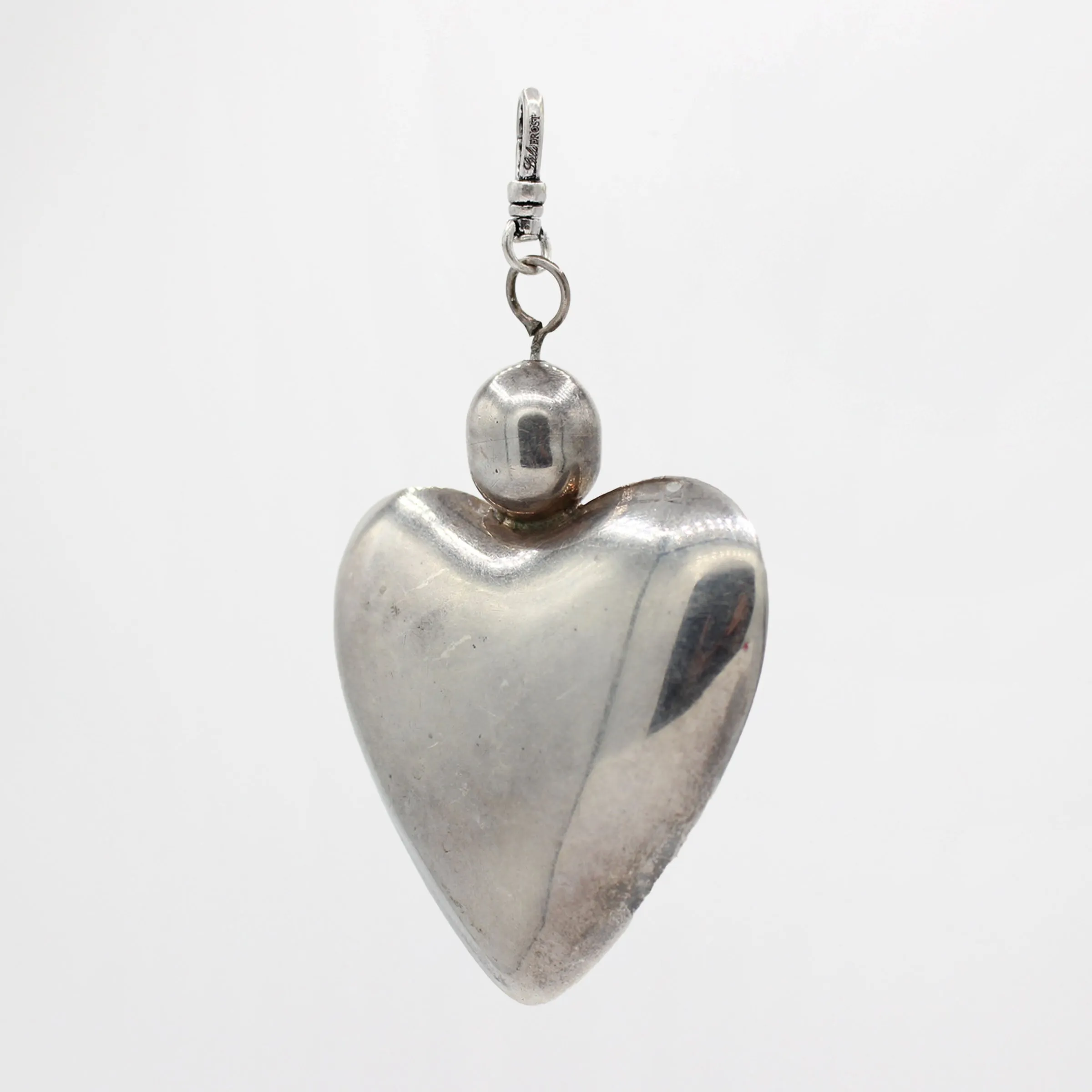 Fabulous Oversized Sterling Silver Jumbo Puffy Heart Charm sold by Lulu Frost product image thumbnail 2