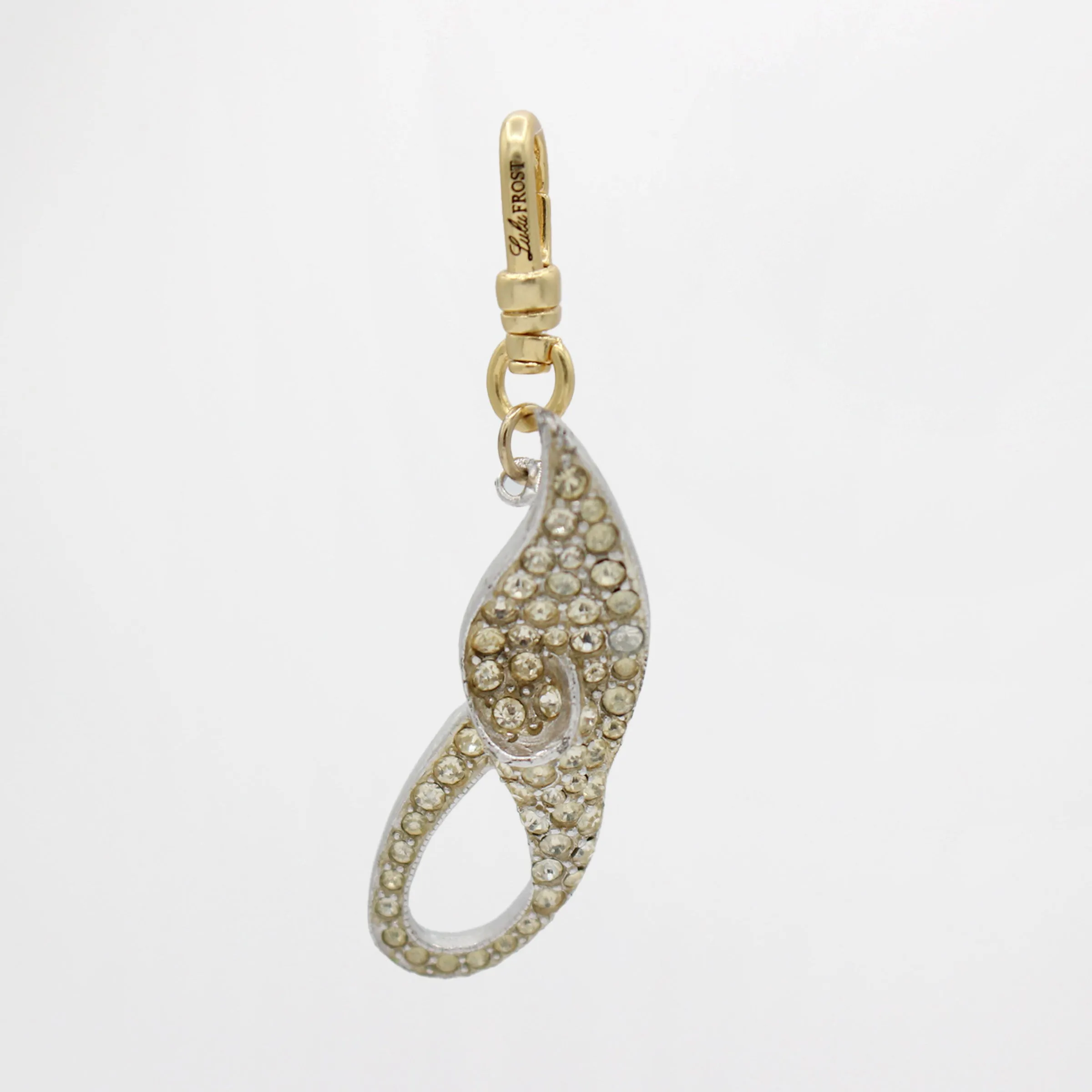 Gorgeous Vintage Crystal Calla Lily Arc d Triomphe Charm sold by Lulu Frost