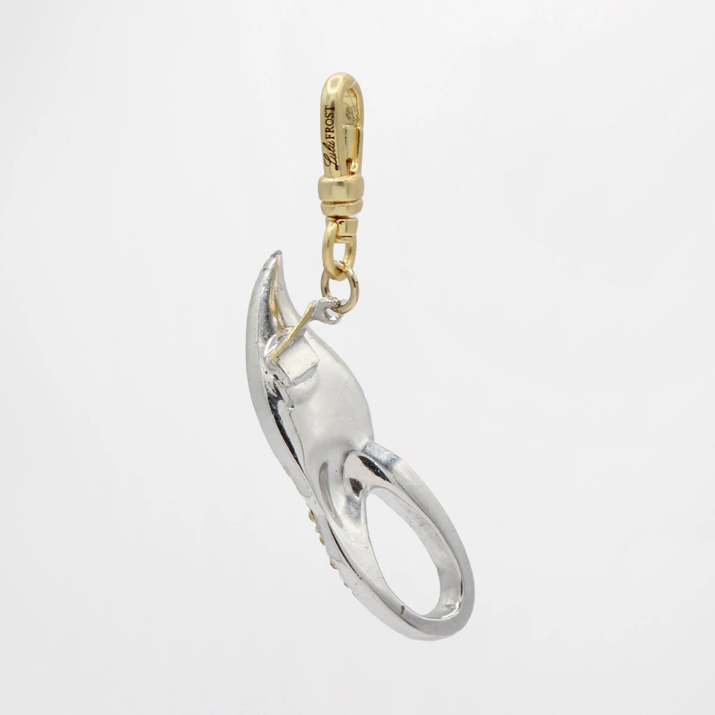 Gorgeous Vintage Crystal Calla Lily Arc d Triomphe Charm sold by Lulu Frost product image thumbnail 2