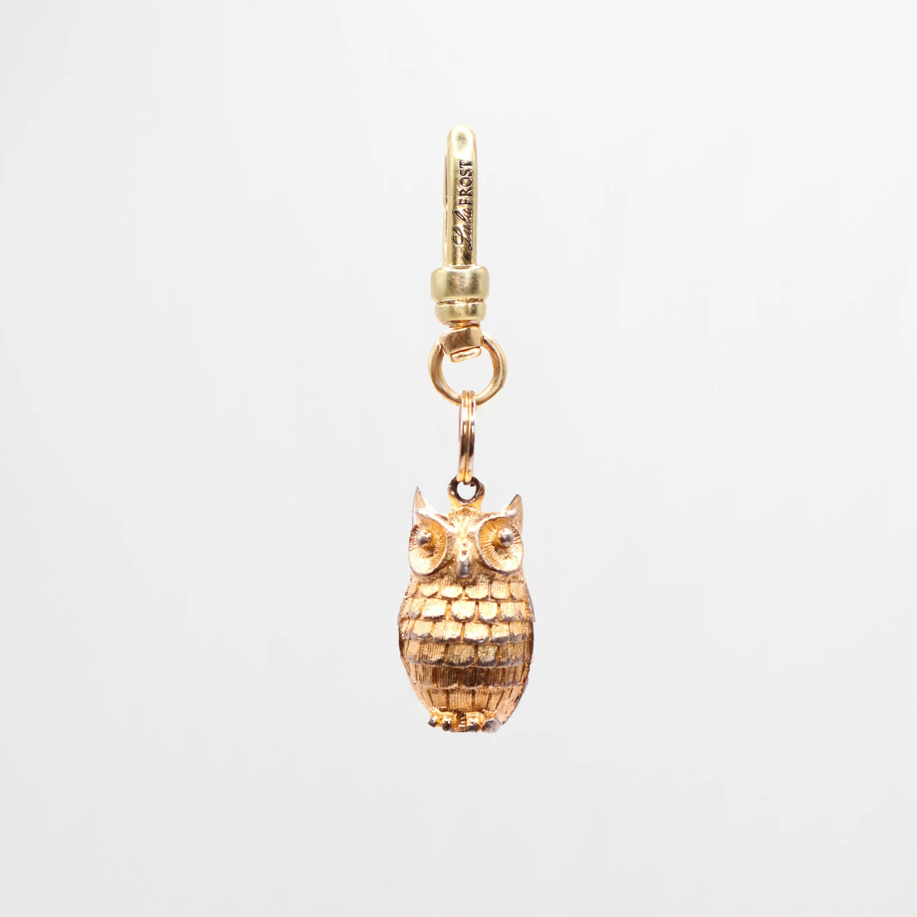 1950s Wise Owl Vintage Gold Plated Charm sold by Lulu Frost