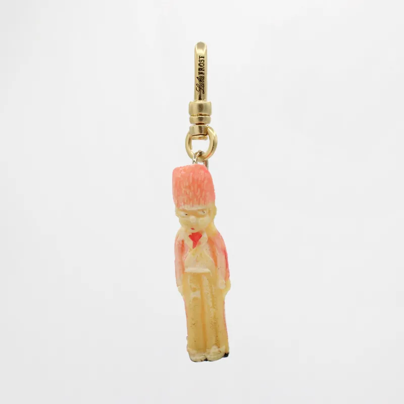Toy Soldier 1940's Cracker Jack Celluloid Charm sold by Lulu Frost