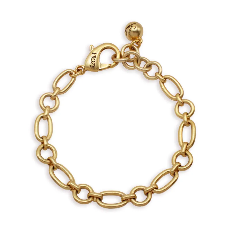 Plaza Oval Round Chain Bracelet Base sold by Lulu Frost