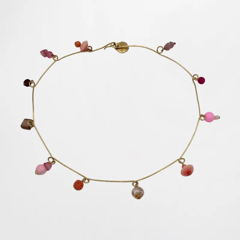 Soft Sherberts and C0rals On the Poolside Collection Necklace sold by Lulu Frost