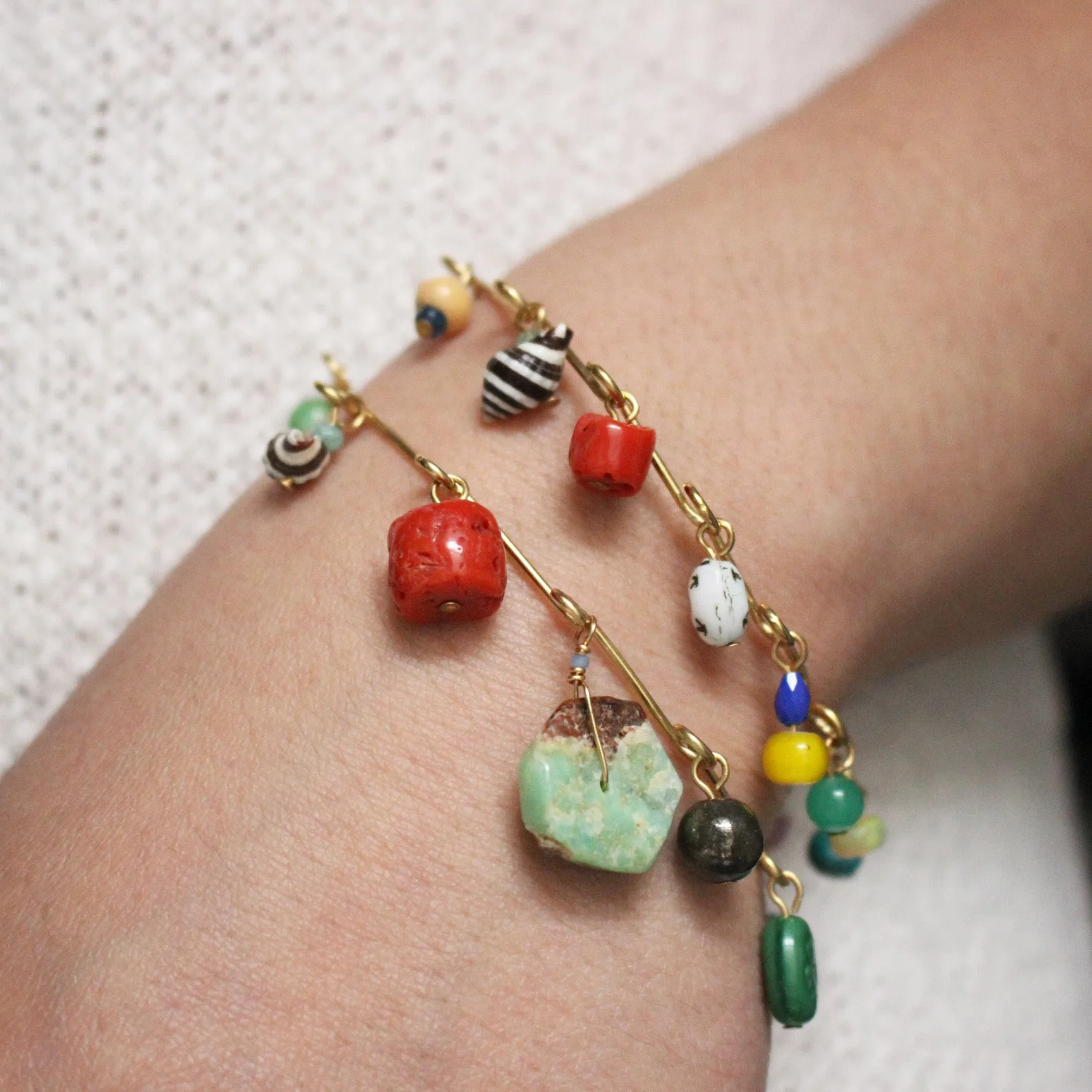 Everybody In Multi Charm Poolside Collection Bracelet sold by Lulu Frost product image thumbnail 2