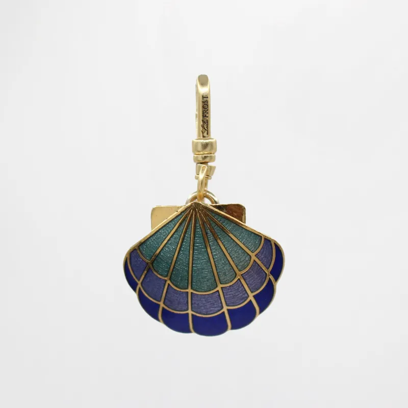Fabulous Ombré Enamel Colors of the Sea Scallop Shell Susan Charm sold by Lulu Frost