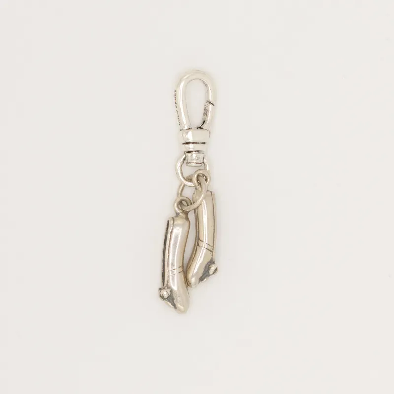 Sterling Silver Pair of Ballet Shoes Gemma Charm sold by Lulu Frost